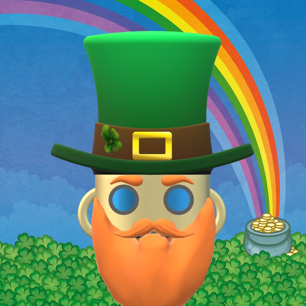 ImMBaldwin's tweet photo. @RobotHeadsNFT My RobotHead #281!!!  @RobotHeadsNFT #luckoftheirish #HappyStPatricksDay https://t.co/RC8Fw7NxS7
