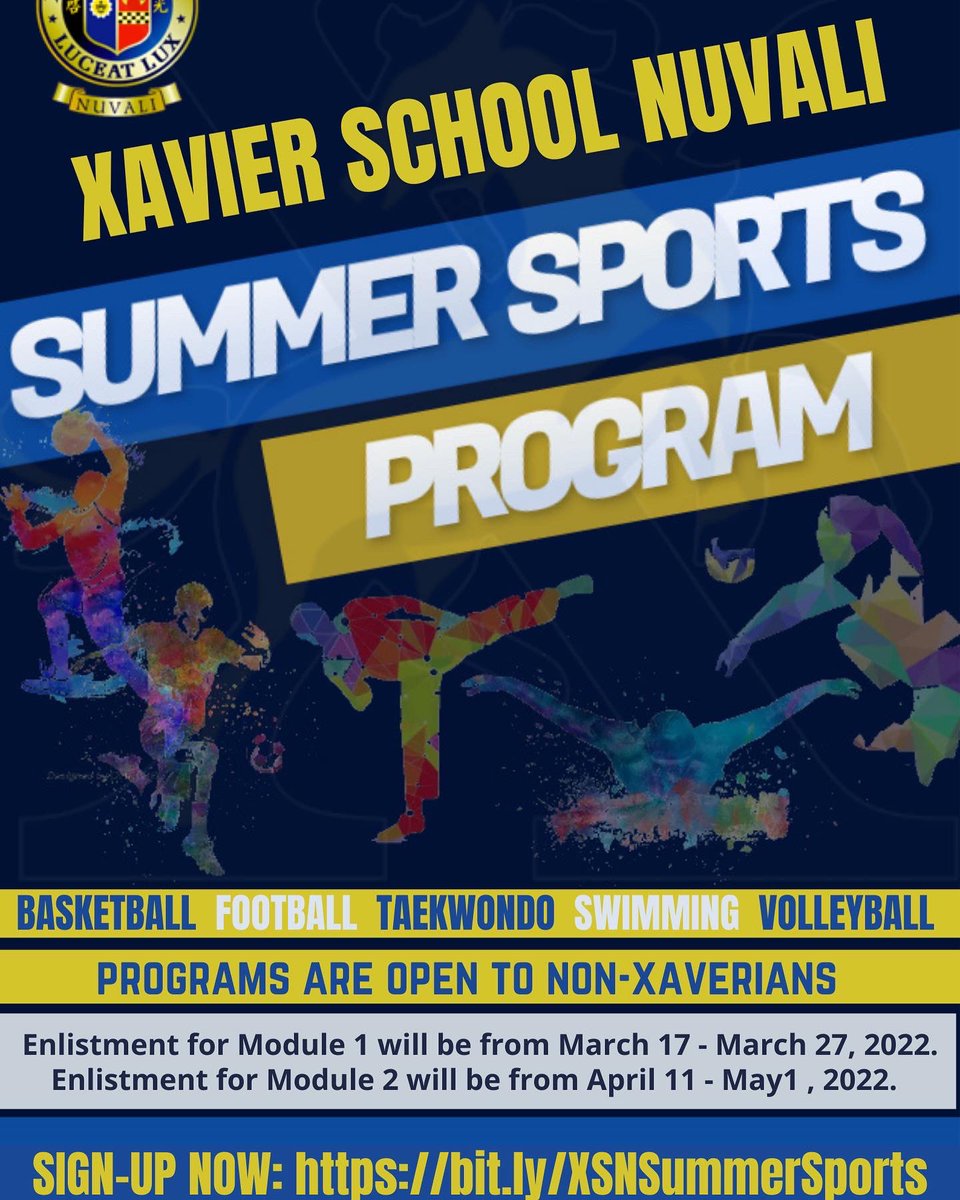XSNuvali's tweet photo. XSN Summer Sports Program 2022 https://t.co/0OQCV9y8iU