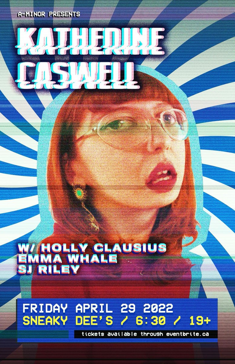 EmmaWhale_'s tweet photo. Toronto!!!
Come out to my biggest gig yet at Sneaky Dee's with these amazing ladies. Bring your friends, come say hi, it's gonna be awesome 💜 https://t.co/L5FUwS6VX5