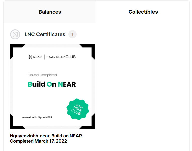 golecapital's tweet photo. I completed @learnnear community course “Build on NEAR” and minted my LNC NFT Certificate https://t.co/jrX9i2F7p4
