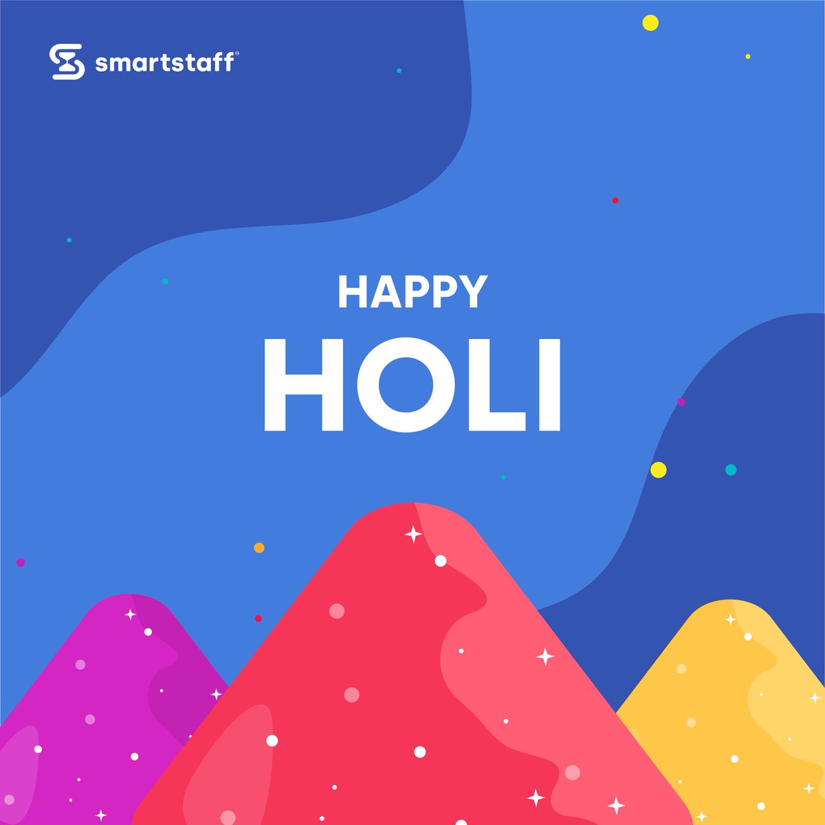 getsmartstaff's tweet photo. Here's wishing you a Happy Holi, with lots of love from #Smartstaff! 🌈
#Holi #HappyHoli #Holi2022 #festivalofcolors https://t.co/3I49waNYHi