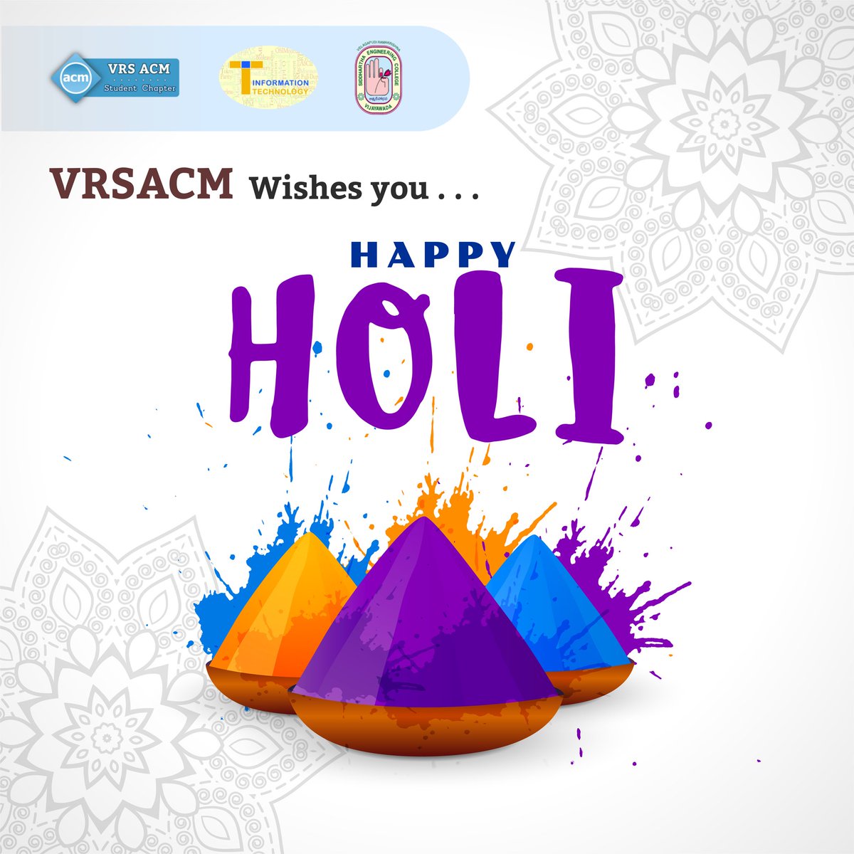 acm_vrsec's tweet image. Happy holi !!

#vrsacm #Holi2022