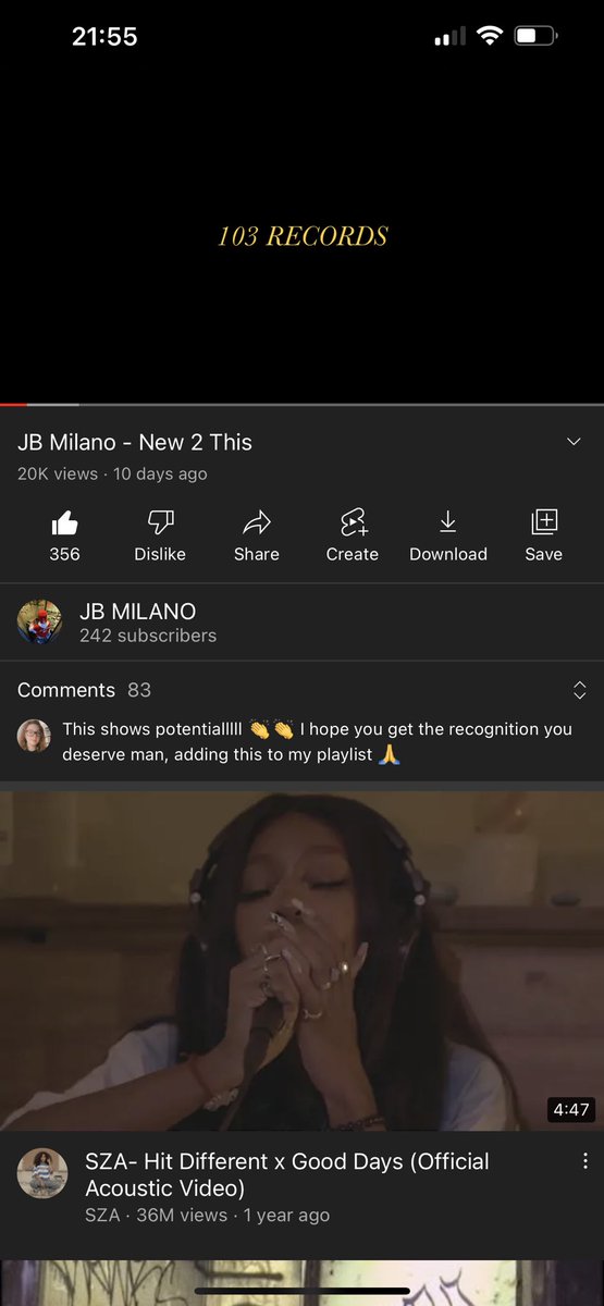 20K in 10 days on my first tune on my own channel!! Love for the love <3