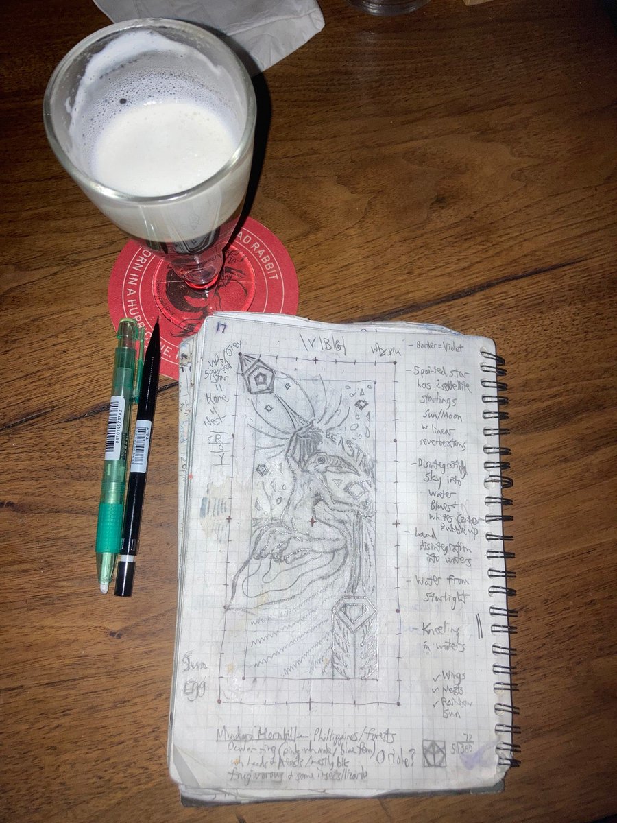 NoahXArts's tweet photo. Pencils on hornbill Star w Irish ☘️ coffee #mixology #stpatricks
❤️🎨 #NoahXArts #Bird #BirdWar #tarot #star #surreal #art #manhattan #ny (@ The @DeadRabbitNyc in New York, NY) https://t.co/0kNw6G5dou https://t.co/hQ37y8hoKE