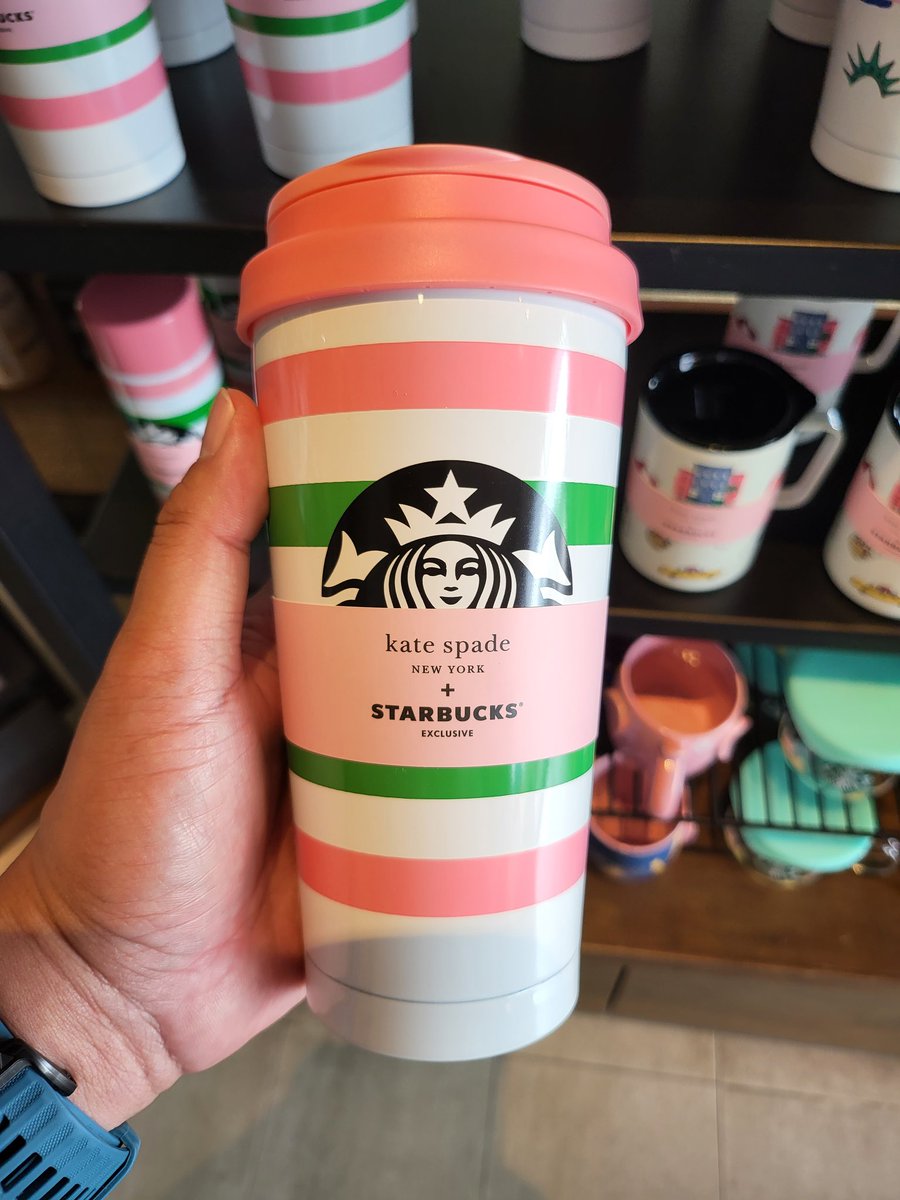 SurrenderedBear's tweet photo. RT สุ่มแจก Follower เท่านั้นแค่ รี+ฟอล แก้ว Starbucks คอลเล็คชั่นใหม่ Kate Spade 2022 สวย งาม พาสเทล แหร่ม เทห์ ลุย นะจ๊ะ 🥰😍🤩 https://t.co/JWDJra759I