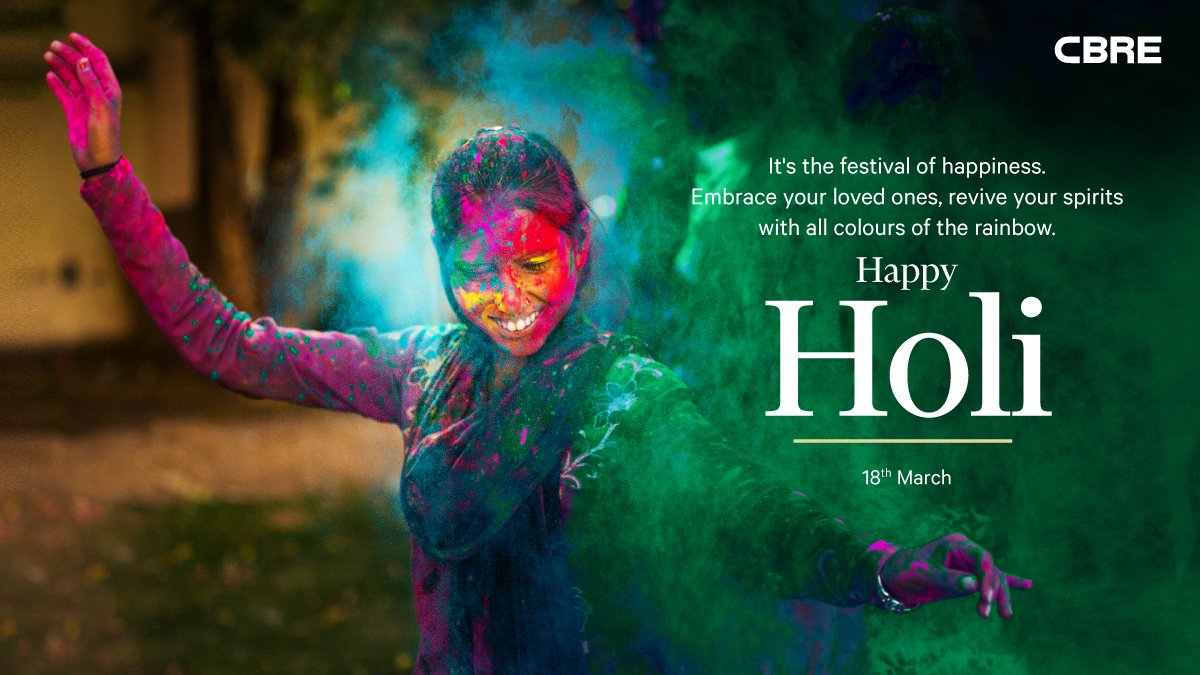 KumarShaanu's tweet photo. Wishing a very Happy Holi to all of you! 

May you all have the best of times with your loved ones blessed with togetherness and happiness.

#India #HappyHoli_2022 https://t.co/In98Ay214J