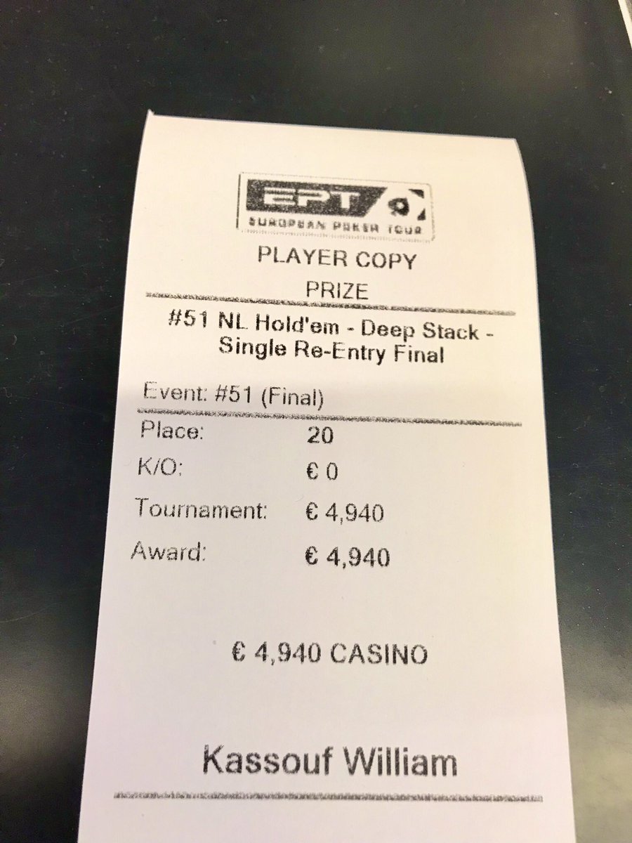 WilliamKassouf's tweet photo. EPT Prague - The Result
Cashed in the EPT Deepstack for β¬4,940 and EPT 6-Max for β¬4,410 totalling over β¬9K high like a boss!
The cash games were juicy and profitable too which was an additional bonus. Onwards and upwards.
π€9οΈβ£β¬οΈπͺπ°πβοΈ
#EPTPrague
#9highlikeaboss https://t.co/TchWZsm2qo