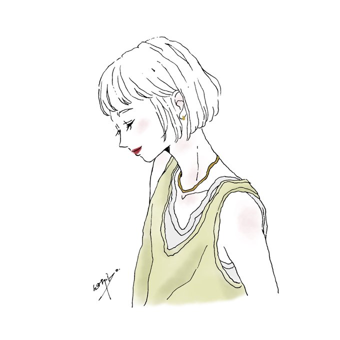 ファッションイラストのtwitterイラスト検索結果