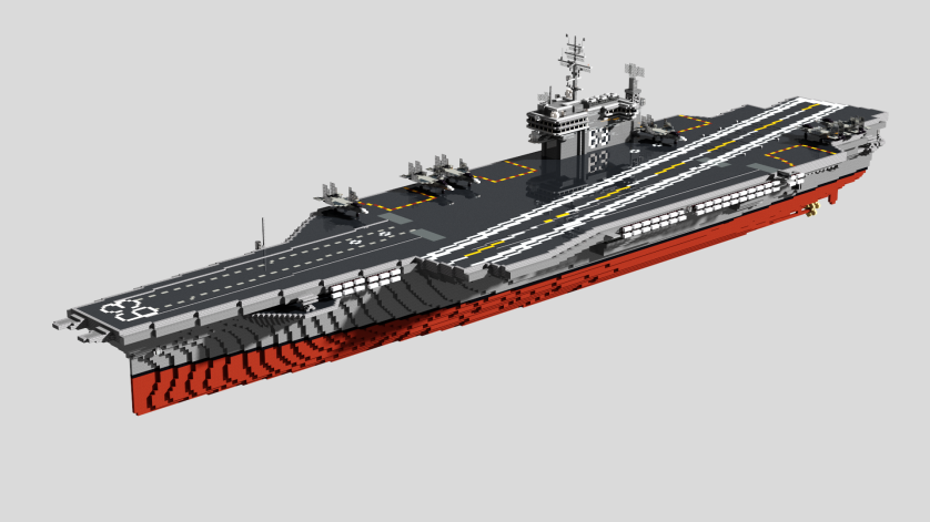 USS Kitty Hawk (CV-63) #Minecraft #Minecraftbuilds #minecraft建築コミュ
