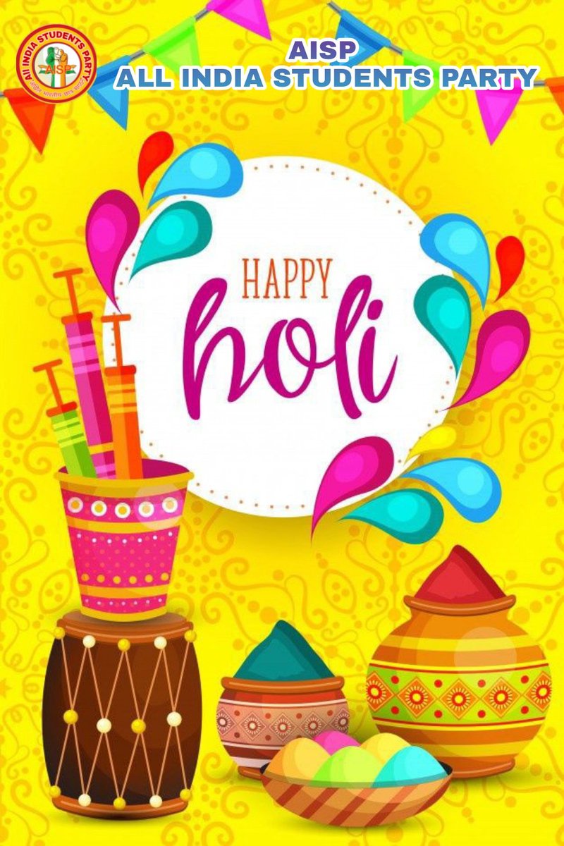 AispIndia's tweet photo. #HappyHoli https://t.co/CxzZjawVR3