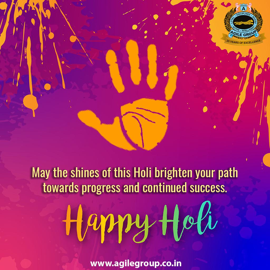agilegroupoffl's tweet photo. Wishing you a happy, colorful, and joyful Holi! May this festive time bring happiness and may we celebrate it with much fervour and togetherness!
#HappyHoli #holi2022 #indianfestival #agilesecurityforce https://t.co/15rjlMYIOk