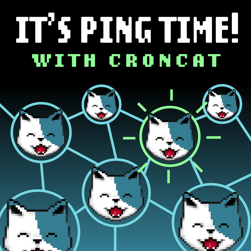 croncats's tweet photo. PING ON!

Croncat is great for validators! Single-Input Pinging can be handled on by our network Croncat Agents any time.

Learn how at https://t.co/89uQQkFAvA https://t.co/ijE4xCKpwp