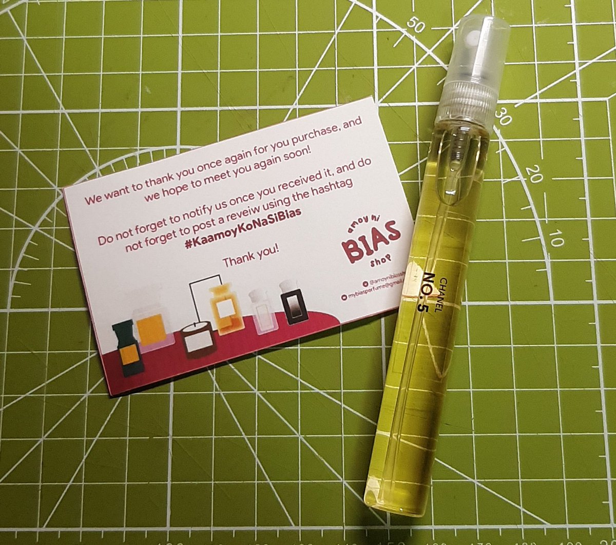 osakicarts's tweet photo. #KaamoyKoNaSiBias @amoynibiasshop 🔮

received my channel no 5 decant na!! peak kahibangan ko na feel ko katabi ko si yuta 😭 thank you for packing it safely!! will surely buy again 💗 https://t.co/uujmUWcv9t