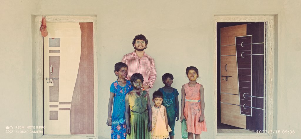 KallottiL's tweet photo. Colourful morning and guilt- free laughter. Happy Holi wishes from us here at Kallotti Library. 
Mini Thors in the pictures below. 🧟🔫💚
#Holi2022 https://t.co/JGuCx1O9kU