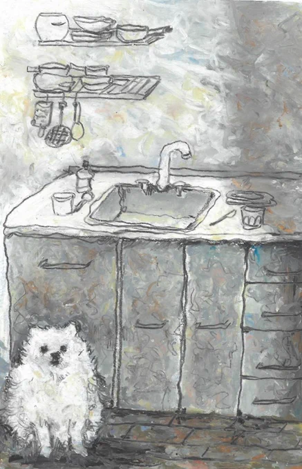 예전 오일파스텔 그림 