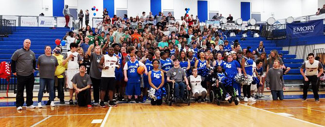 CoachBlythe0's tweet photo. What an awesome night it was at LaGrange High, with  students from Callaway and LaGrange participating in the Special Night-Building Community event. It was great to see these special students celebrated, and  everyone had a great time. Thanks to everyone who made it happen. https://t.co/MCSKT0FSue