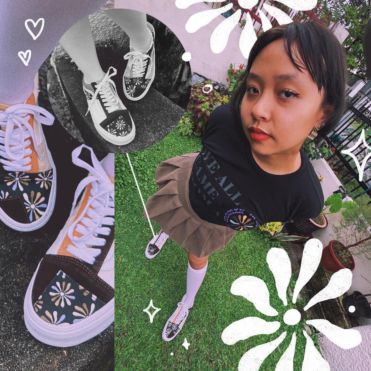 LizzieZany's tweet photo. Divination is about being your best self. To open ur eyes, embrace the breeze and feel the earth essence under your feet. Be free, be unbiased, be divine π€ I'm wearing @VANS_66's Women's Day collection, 'Divine Energy' β¨ #VansMY https://t.co/NnCa4Lqecs