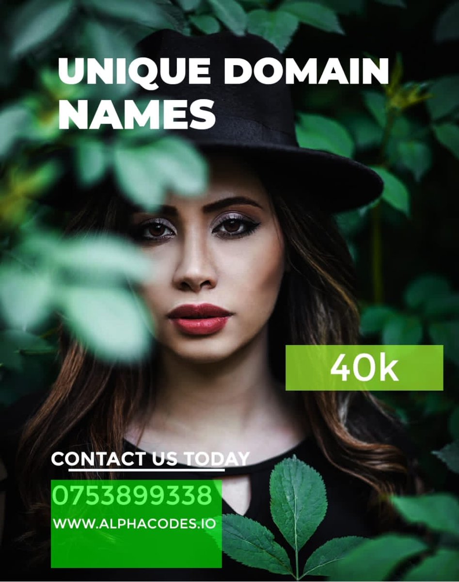 CatheyTweets's tweet image. Domain Names :- Ready to move on to the next step. We get you a unique domain name that is worthy for use on your brand. #JoinAlphaCodes +256.753.899.338