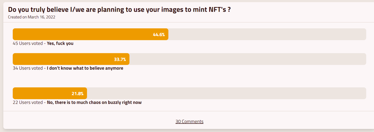 buzzlyarts's tweet photo. here are the polls he's posted (we did not mean to click on them. we were using the snipping tool and accidentally clicked them unfortunately : ( https://t.co/AaJFU8ZNXl