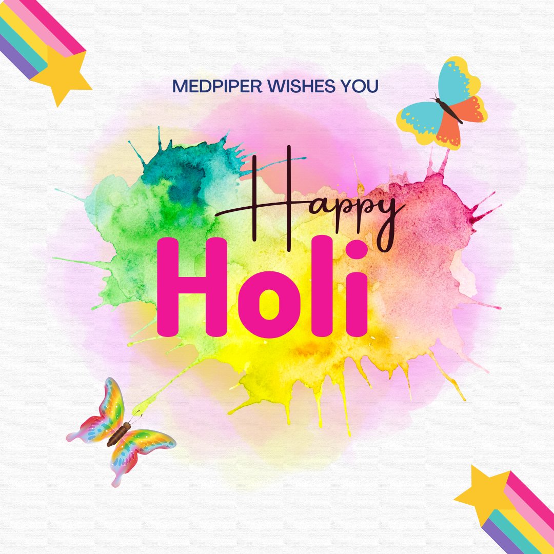 MedPiper's tweet photo. For healthcare staff, for the last two years was Holi away from home but this year we hope you get to play a safe and green Holi with your family. 

Wishing all the #healthcare workers around the globe a very happy Holi! 🎊🎉

#HappyHoli2022  #HappyHoli https://t.co/fUBDVLqwdZ