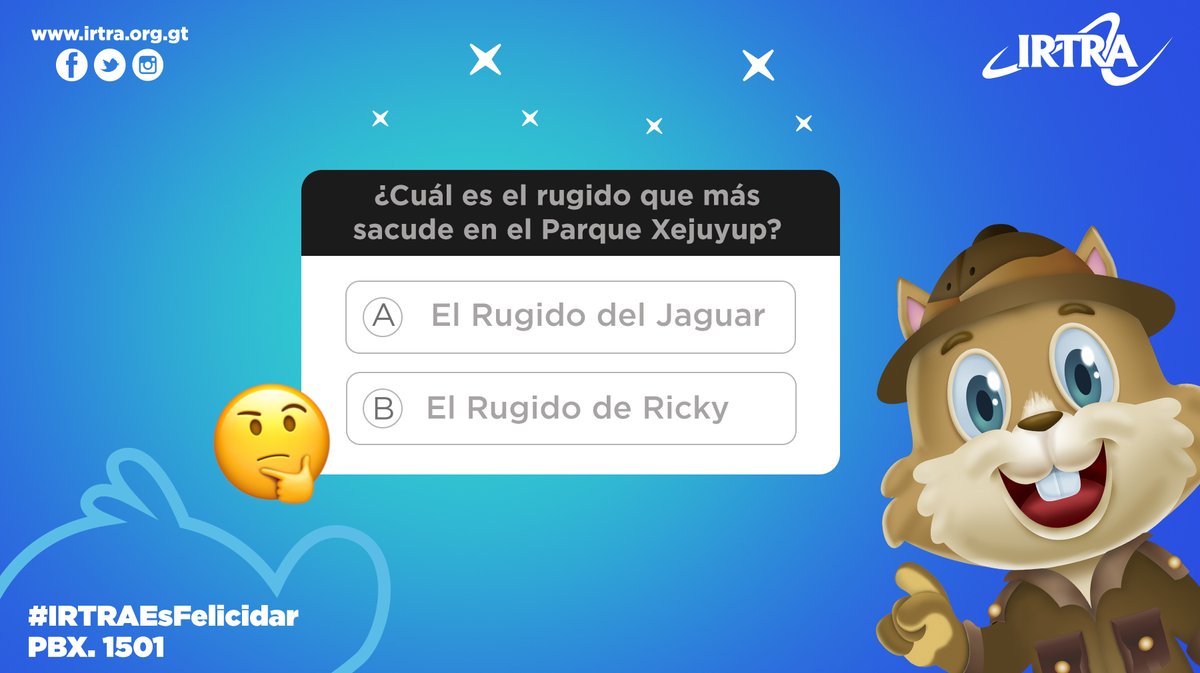 IRTRAfelicidar's tweet image. Esta pregunta si está difícil ¿Te sabes la respuesta? 🐆🤔🤔🤔🤔🤔 

Escribe en los comentarios ☺️👇

#HoradeReinventarnos #InciaDeCero #Persevera #ComparteLaFelicidar