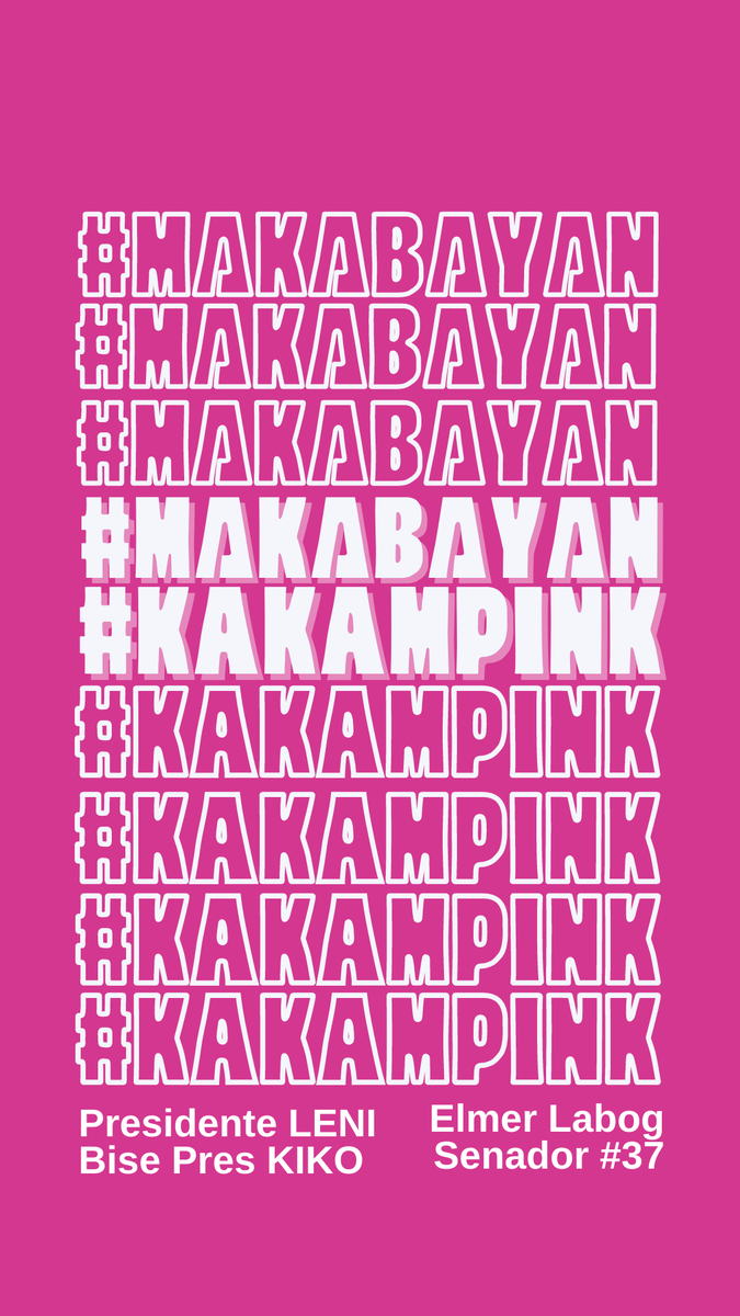 KaBongLabog's tweet photo. Hindi nila ito mababaklas sa mga phones at puso natin.

Mga wallpaper para sa Makabayan at Kakampink!

#LabogSaSenado37
#Makabayan4LeniKiko https://t.co/kDuZ3v0VkD