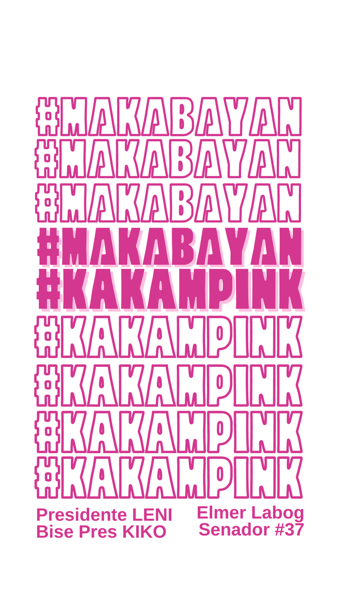 KaBongLabog's tweet photo. Hindi nila ito mababaklas sa mga phones at puso natin.

Mga wallpaper para sa Makabayan at Kakampink!

#LabogSaSenado37
#Makabayan4LeniKiko https://t.co/kDuZ3v0VkD
