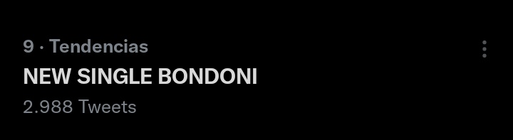 JoacoUpdates's tweet image. 📈| La frase NEW SINGLE BONDONI es tendencia número 9  en México 

@JoaquinBondoni #JoaquinBondoni