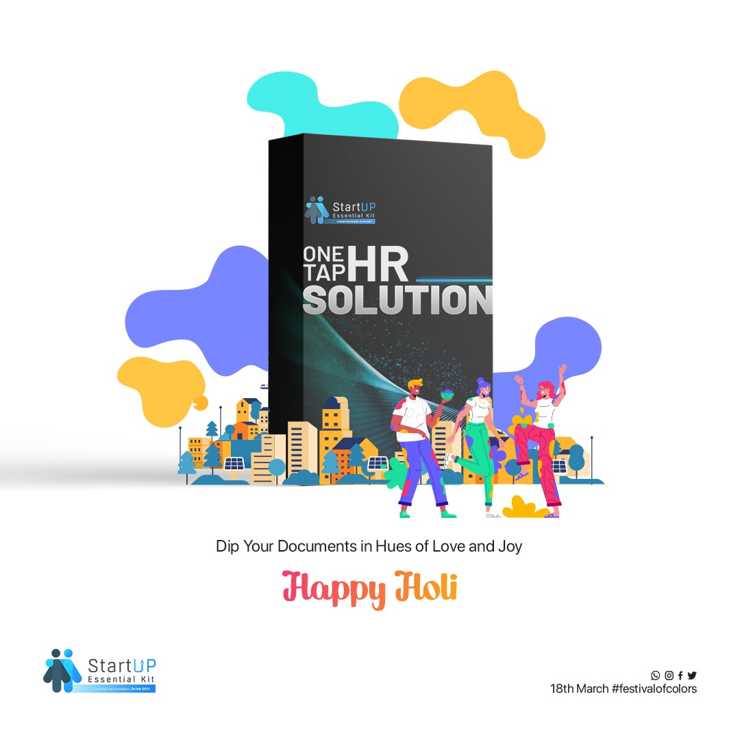 startuphrkit's tweet photo. Why get stuck at work worrying about documents when you can live carefree with Startup Essential Tool Kit📕📗? 
We wish you a very happy Holi.🌈 🌈 

#holi #holi2022 #HappyHoli #holihai #holifestival #holispecial #holicelebration #holifest #holifestivalofcolours https://t.co/ZCziuuuDEQ
