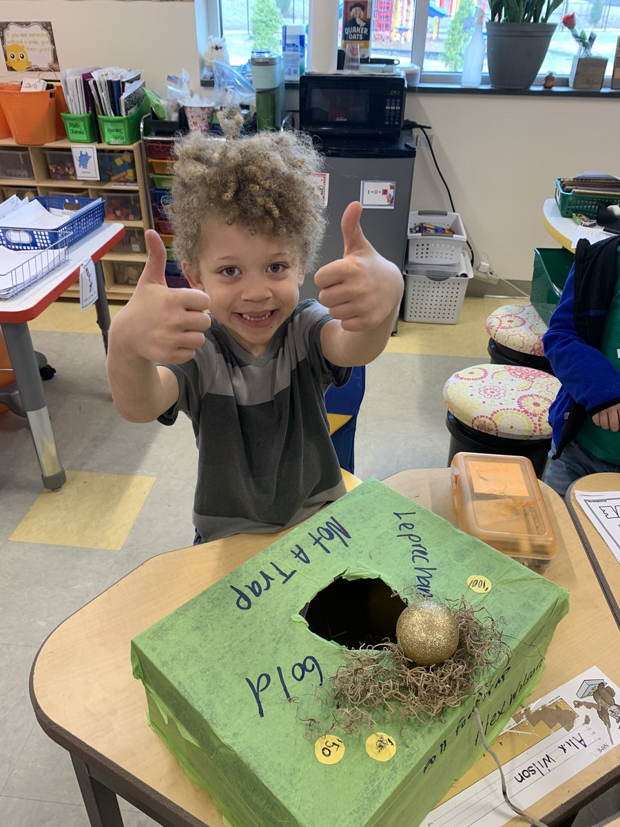 My Kinder Gators had a great time with the build a Leprechaun trap STEM Challenge. Connecting the family to the classroom with a family project. They were so creative. The kids were so proud.<a href="/ChathamGroveES/">Chatham Grove Elementary School</a> <a href="/ChathamCoSch/">Chatham County Schools</a>