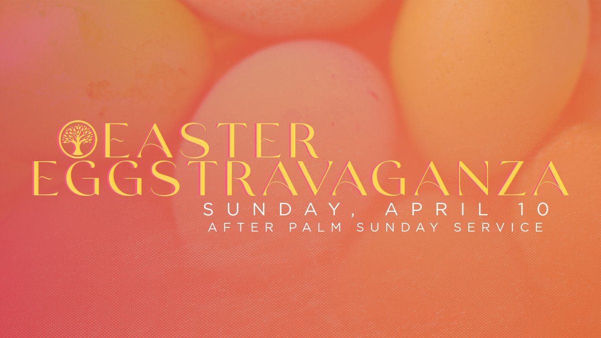 foresthillcog's tweet photo. Join us on Palm Sunday, April 10 as we
hunt eggs, play games, and celebrate the joy of the
Lord at our Easter Eggstravaganza! 🐣 This is a free
event for all ages so bring your Easter baskets and
invite your friends! 😁✝️ #EasterAtTheHill
#GatherGrowGo https://t.co/yWgGFSW2VZ