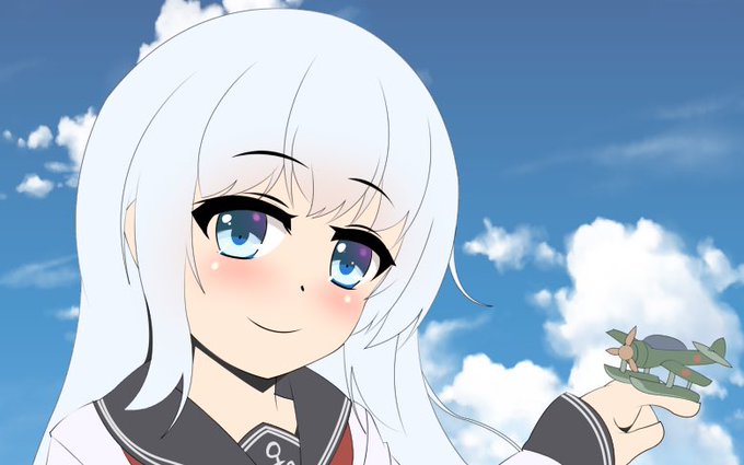 瑞雲と戯れる響ちゃん
あるフォロワーさんとやりとりから
発想しました。
#艦これ #響 