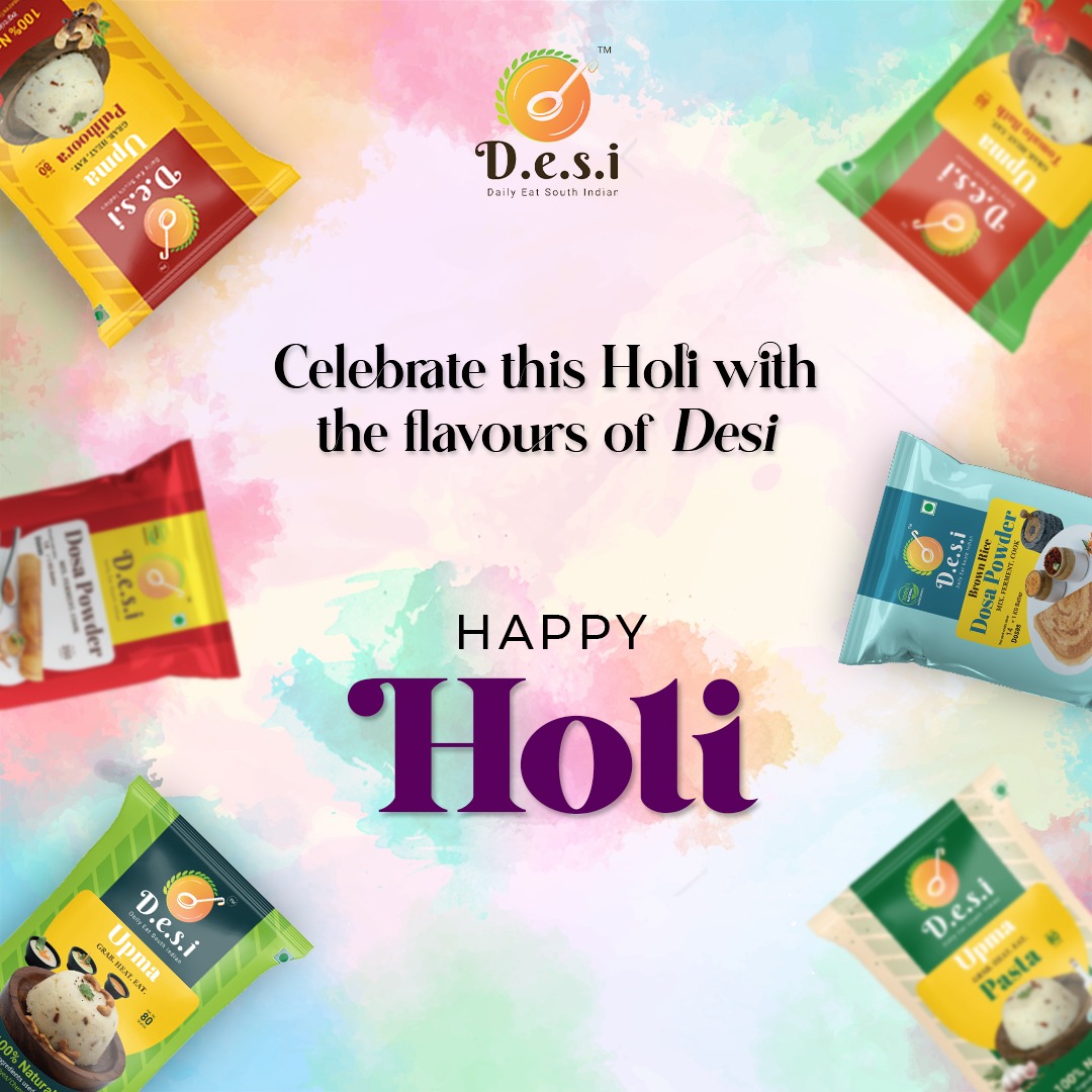 desinatural's tweet photo. Wishing you all a day full of colours, happiness, laughter and smile.

May your Holi celebrations this year be memorable.

Have a wonderful Holi!

#desinaturals #flavoursofindia #holi #happyholi #india #holifestival #festival #love #instagram #colors #colours #festivalofcolors https://t.co/Jnq4FLX3K2