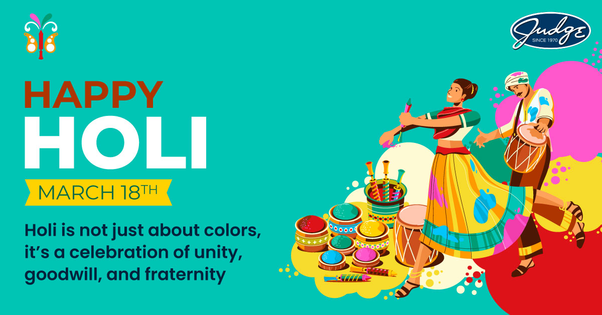 Judge_India's tweet image. #HappyHoli
Holi is a festival that brings people together and strengthens the secular fabric of our nation. Let this Holi be a celebration of diversity, togetherness, and all the things that bring us closer to who we are. Judge India wishes everyone a Happy Holi!