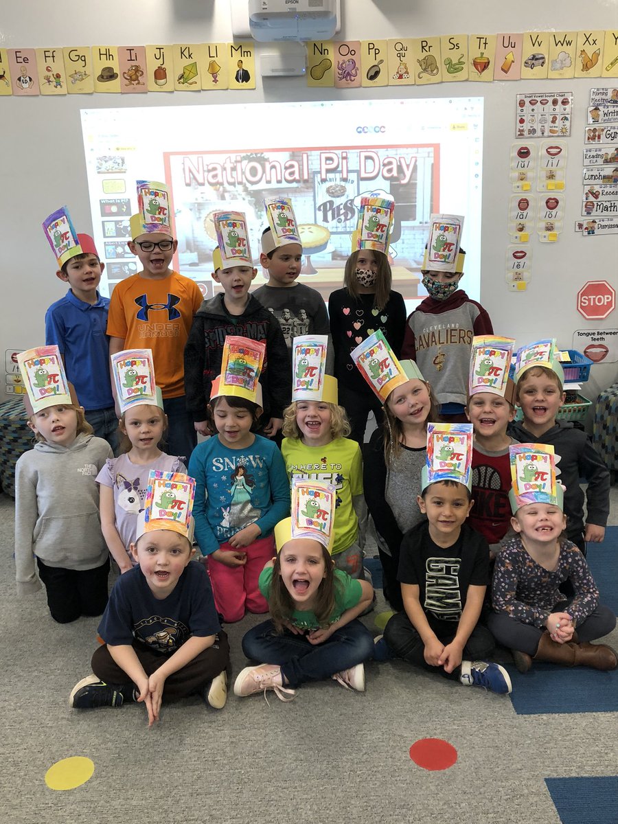 Learning about PI Day is so much fun in Kindergarten! 🥧🥧🥧