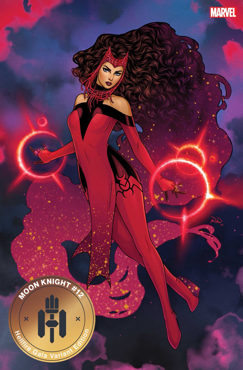 Scarlet Witch’s official dress for this year's Hellfire Gala! Draw by: @rdauterman