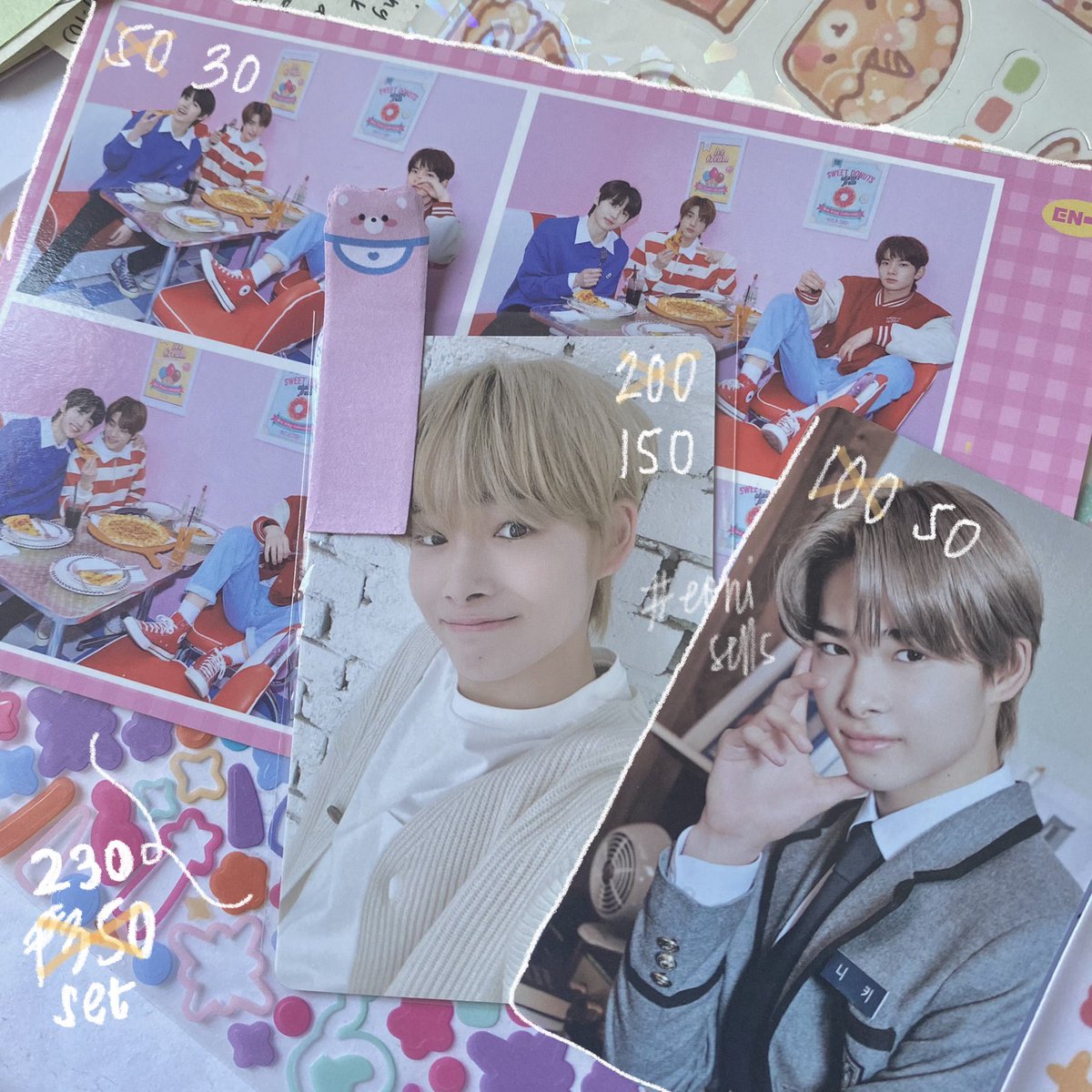 eonicart's tweet photo. －꒰ #eonisells ꒱ ´ˎ˗ decluttering sale !
wts lfb enhypen ph

price range (+ pf):
[ 30, 50, 150, 200, 300 ]
🌟 payo (prio)/ 3 days reserv. 
— reply / dm to claim !

loc: cavite
mop: gcash
mod: sco, ggx

ꔛ pls see full thread for more details ! https://t.co/RgdZN86E97