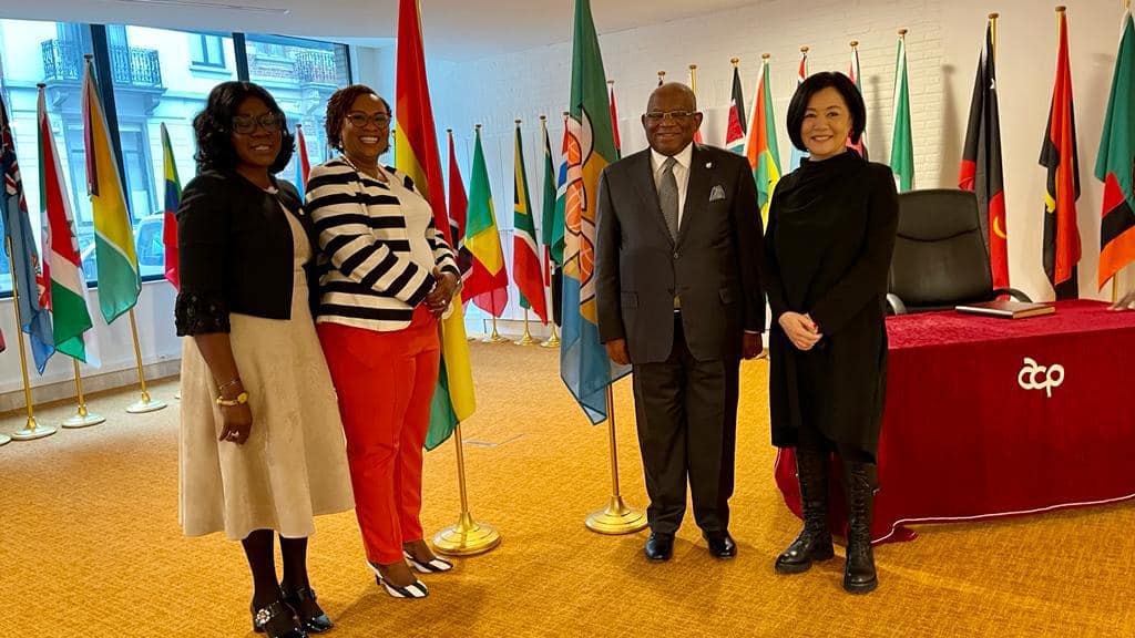 The Minister of Fisheries and Aquaculture Development, Hon. Mavis Hawa Koomson, held a bilateral meeting with the Secretary-General of OACPS on March 17, 2022.