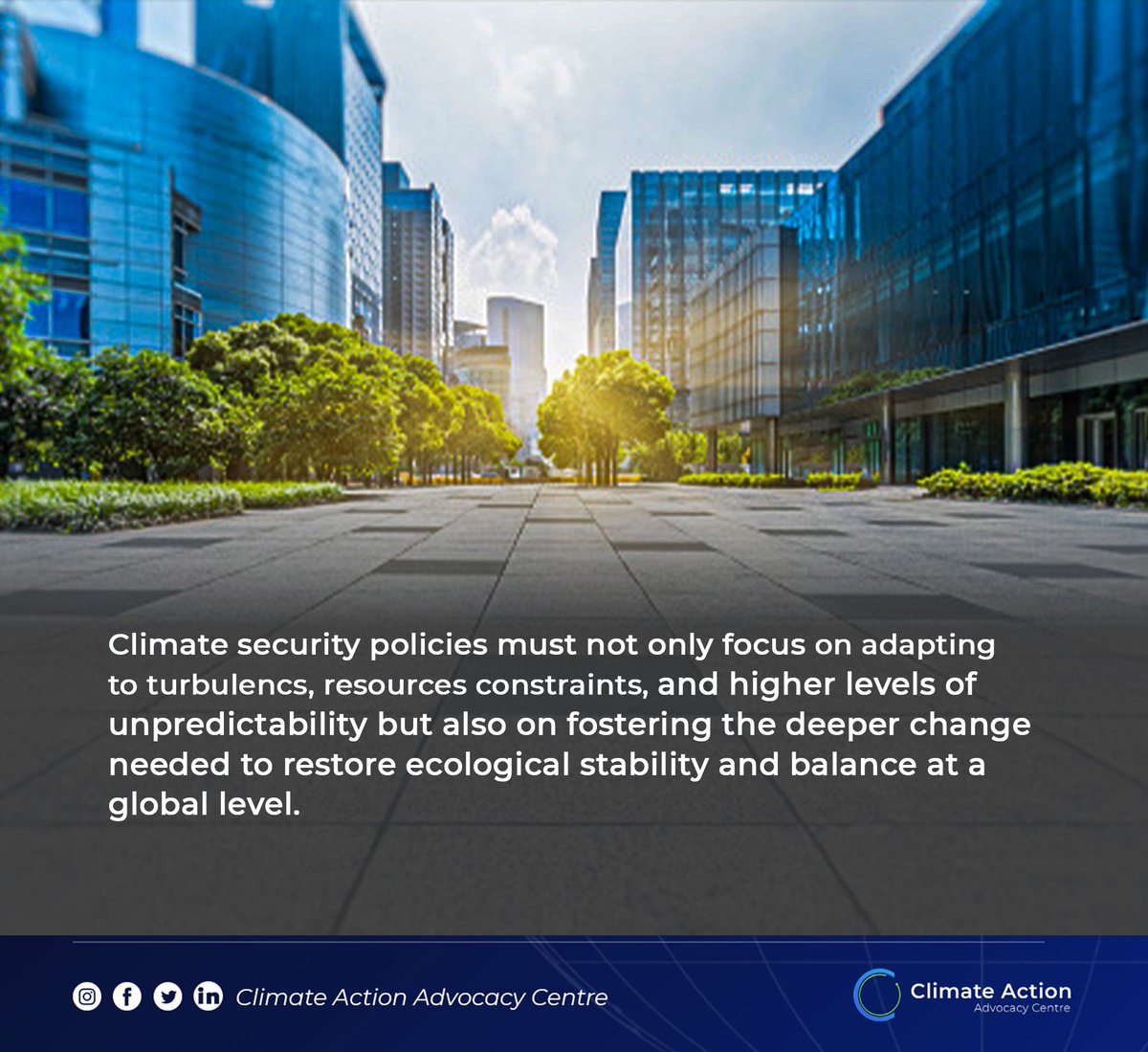 ClimateAAC's tweet photo. Climate actions must foster a deeper change to restore ecological stability and balance at the global level.
#CAAC #ClimateAction
#EcologicalStability
#ClimateActionNow https://t.co/yO1cz3rSMM