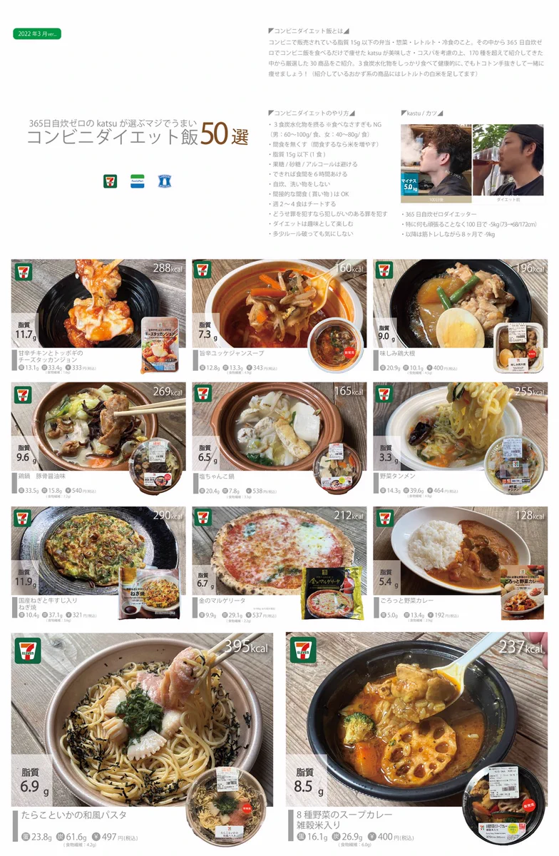 こういうのが欲しかった！すぐに活用できる『うまいのに痩せていくコンビニ飯50選』