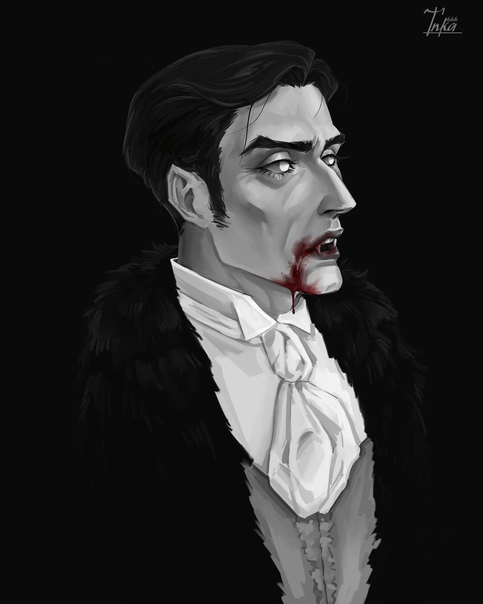 Inka666_'s tweet photo. Gentleman #oc #ocart #procreate #digitalart #art #Vampire https://t.co/WHOSrOmQs0