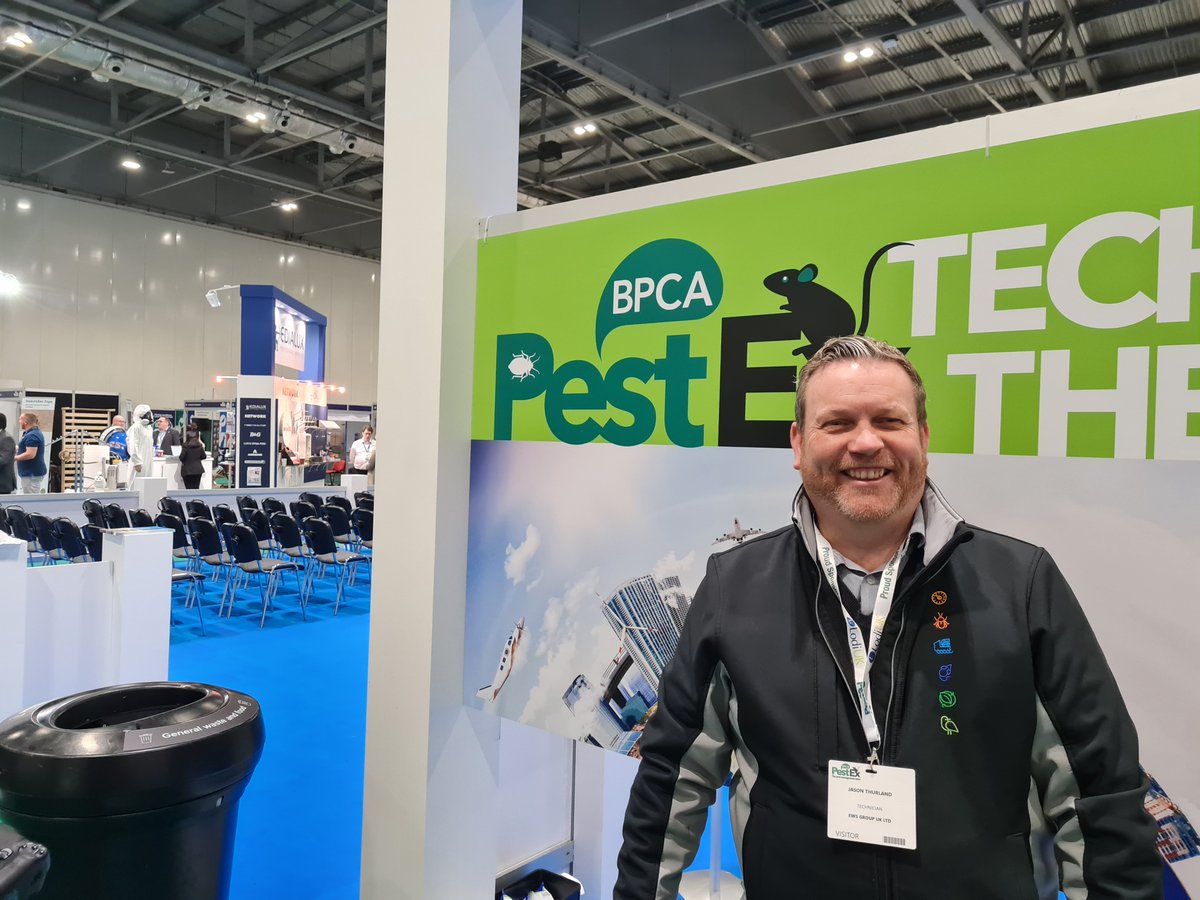 EWS_PestControl's tweet image. Good to see our very own EWS Group | Eco Worldwide Solutions UK Country Manager Sean Byrne up on the stage with Chris Frappell from Pestfix at the  BPCA PestEx in London yesterday talking about the effectiveness and the procedures of the Bird Laser system.