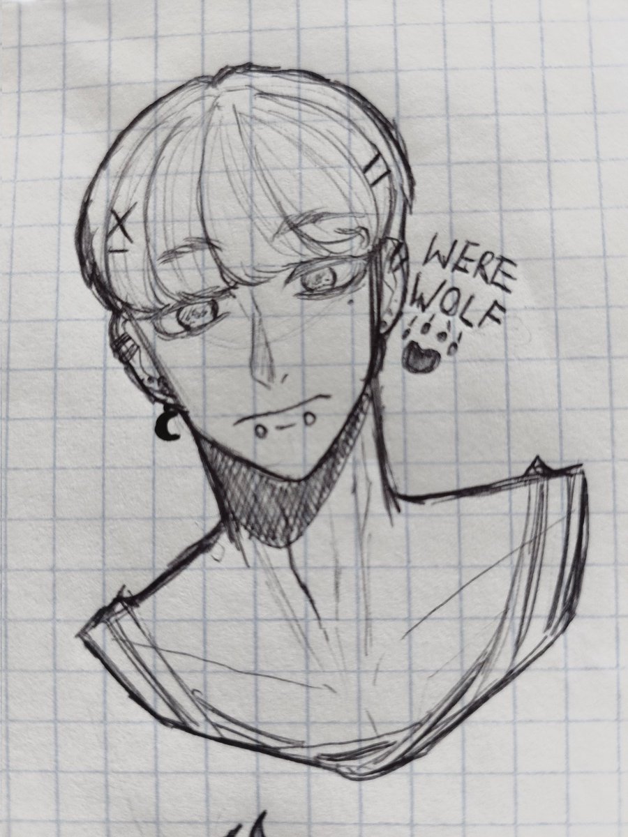 alpy_alpaca's tweet image. Why my sketches from school look better than I draw digitaly (T_T) #sketch #schoolsketch #rkgk