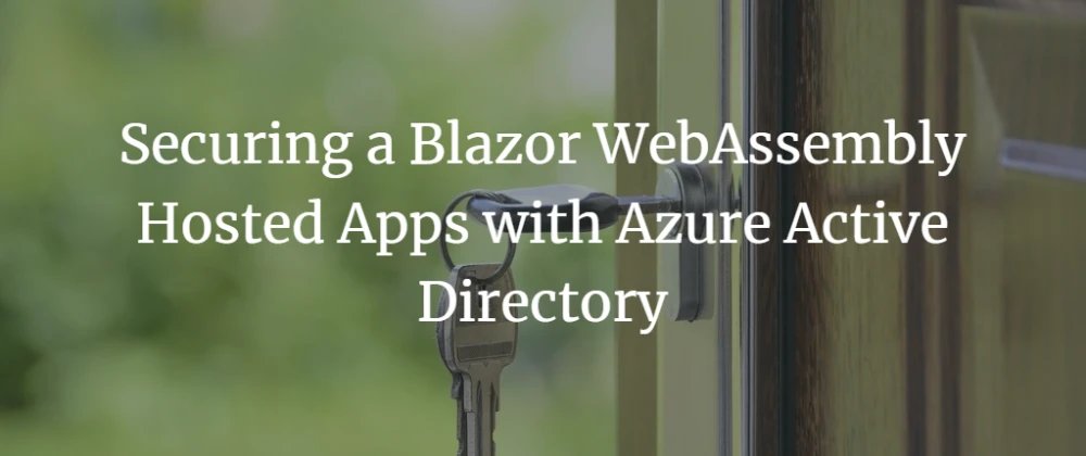 kasuken's tweet photo. [BLOGGED] - Securing a Blazor WebAssembly Hosted Apps with Azure Active Directory 

Two articles with a deep dive into Azure AD configuration and a Blazor WebAssebly Hosted project.

https://t.co/Icr7E1twmX

#blazor #webassebly #azure #azuread https://t.co/qj60n1vm4W