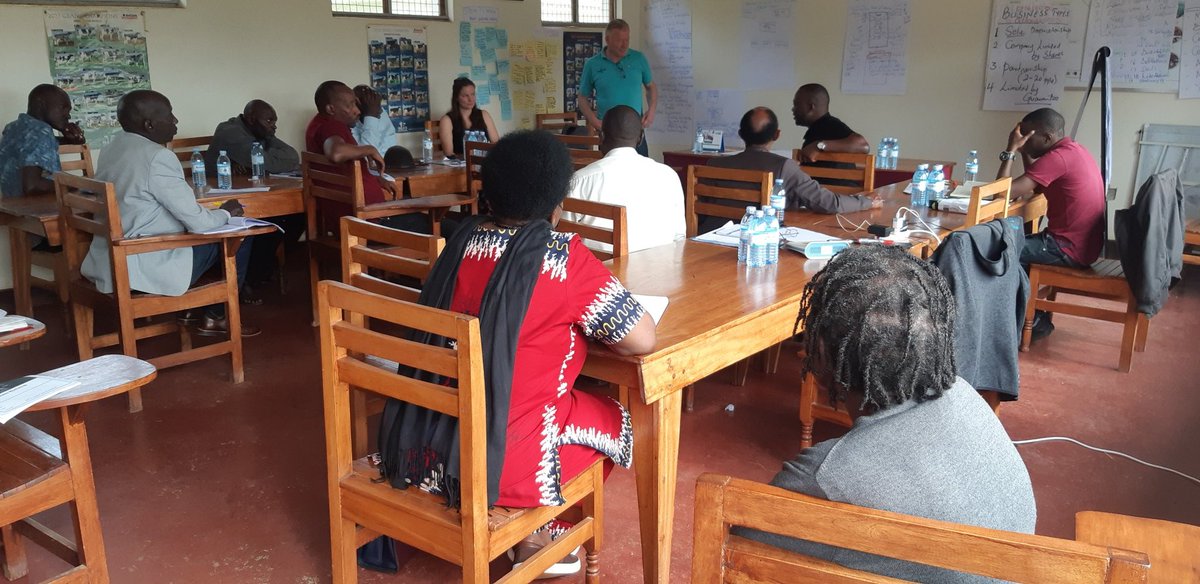WinnieAshaba's tweet photo. This week we had a wonderful time with the young farmers and their parents in a business work shop under the Farm sustainability  trajectory together with the  international Agripool experience right  at the farm and the UNYFA experts. @ SNV-TIDE @AgriterraUG https://t.co/t0j01wDeR9