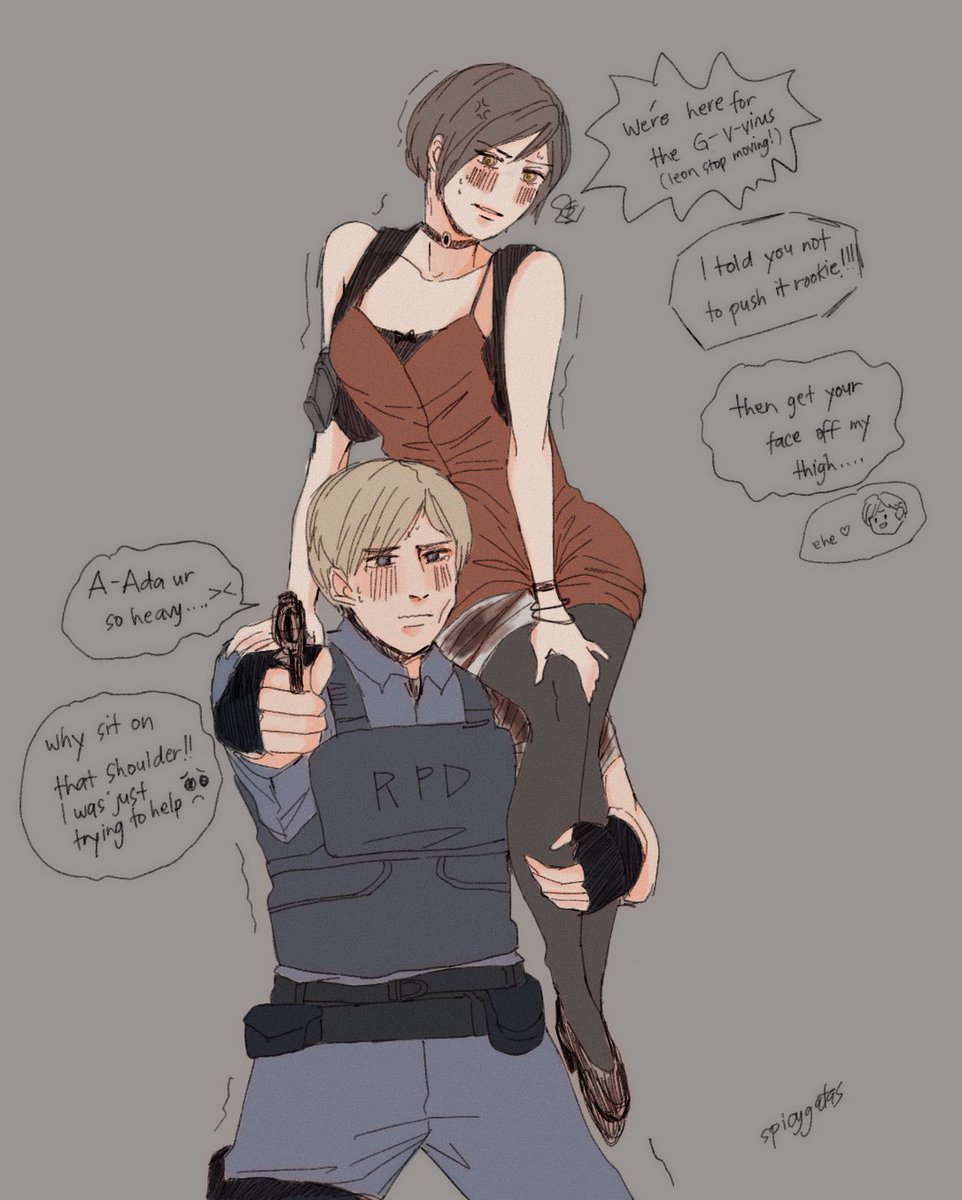 Unstoppable duo 😠x🥺

—that one pose meme but make it aeon re2r 

#ResidentEvil #leonkennedy #AdaWong #aeon