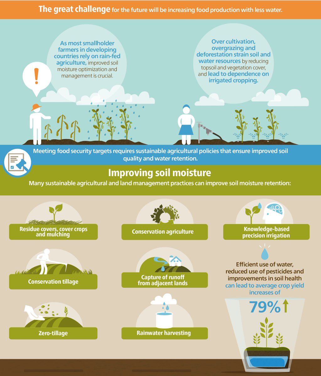 #DYK that this year's #WorldWaterDay on 22 March will focus on #groundwater?

Healthy soils have high capacity to store large amounts of water. Clean groundwater supply secures food production and builds resilience to floods and #drought. 

 📸 : <a href="/FAO/">Food and Agriculture Organization</a> #LandLifeLegacy #UNited4Land
