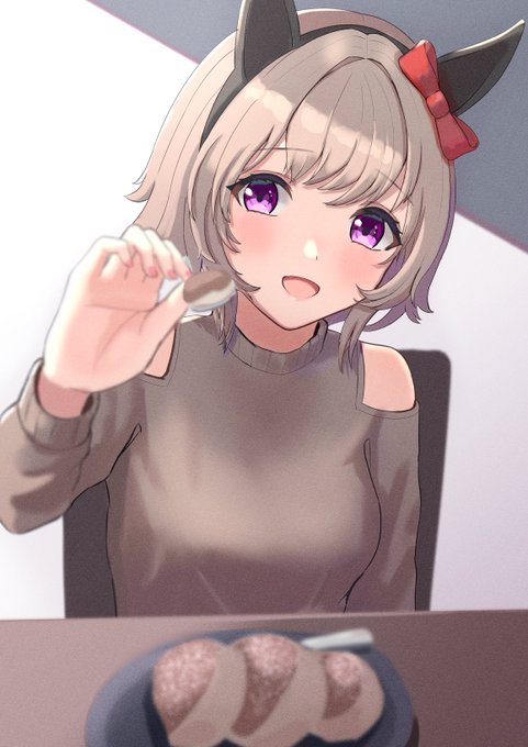 デートなカレンチャン⑤
「はい、あ～ん♡」
#ウマ娘 #カレンチャン #アザトイカレンチャン 