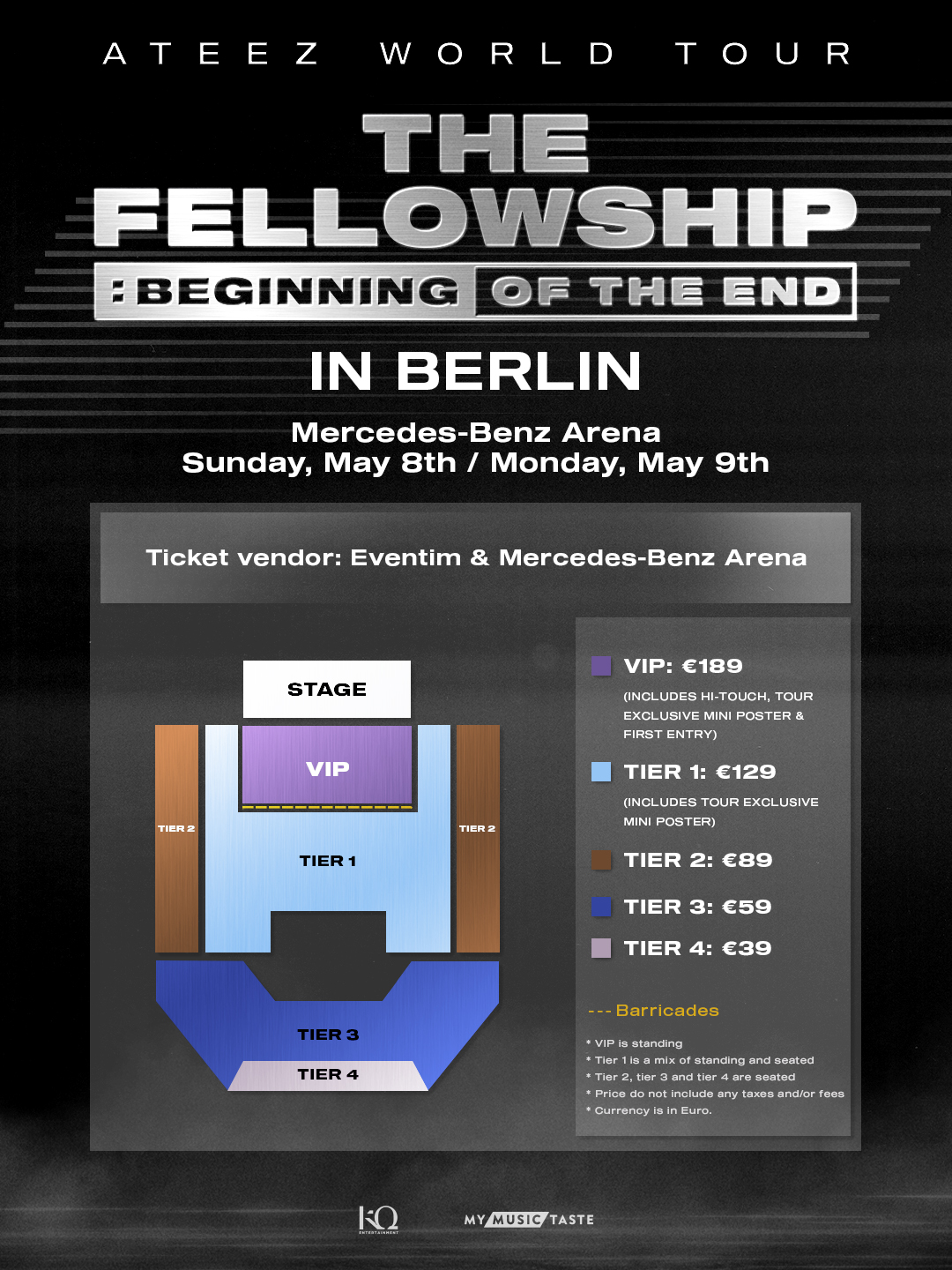 ミュージック ATEEZ WORLD TOUR THE FELLOWSHIP MyMusicTaste on X: 