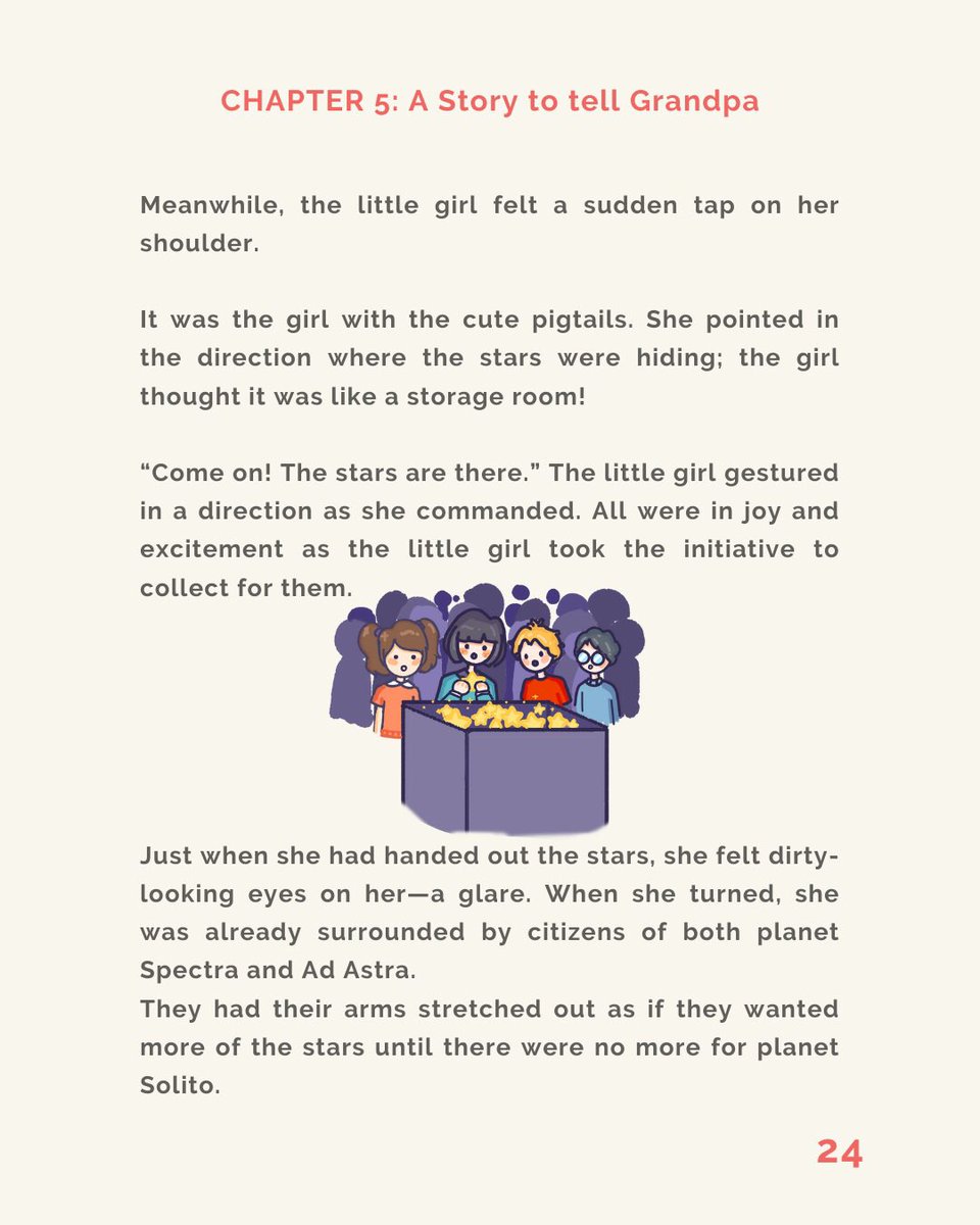 stemsolace's tweet photo. In the end, we’ll all become stories 💌

Hold tight as we are about to land 🛬 into the final chapter of A Gift Among the Stars. 🔮 Chapter 5: A Story to Tell Grandpa 📖✨

Full Book: https://t.co/f65zRLCZx5

✏️: Mikka Lagdan &amp; Ally Aguilar
🎨: Casey Jalandoni &amp; Beverly Obligado https://t.co/6uQoxmEXk7